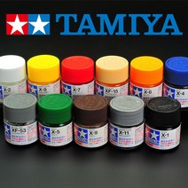 타미야 아크릴 도료 모음 TAMIYA 프라모델 건담도색 건프라 밀리터리, 아크릴 X-11 크롬실버