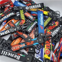 오토바이 스트랩 키링 바이크 키홀더 로고 야마하 혼다 BMW 스즈키 가와사키 키체인, 8.야마하H