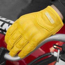 GLOVEO 오토바이 가죽 장갑 스마트폰 터치, M