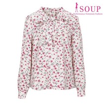 [숲] 타이넥 플로랄 블라우스(SW9LSM0)