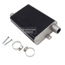 에버스패커 히터용 12V/24V 1kw-5kw 범용 자동차 에어 디젤 주차 오일 연료 펌프 트럭용 긴 수명 쉬운 설치, New Silencer 블랙