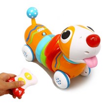 꼬리를 흔들며 움직이는 무선 강아지 공놀이완구 2세 대근육발달