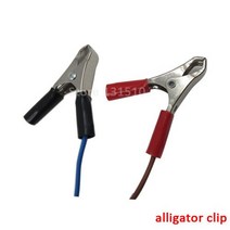 인산철 배터리 시동 충전기 300W 방수 12 V 15A LiFePO4 리튬 14.6V 볼트 25A LFP 철 인산염 스마트 Ebike Clearner 자동차 RV, [02] Alligator clip, [02] 14.6V 25A
