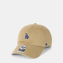 47브랜드 남녀공용 클린업 LA다져스 캡모자 카키(베이지) B-BSRNR12GWS-KHC