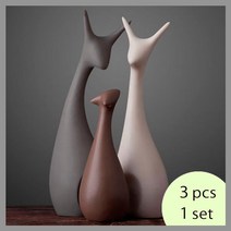 제이아울 해피홈 북유럽풍 인테리어 소품, 고양이세가족