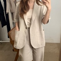 프라랑 제이엘 린넨 자켓