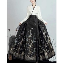 여성 개량 한복 추석 명정 한복 드레스 철릭 퓨전
