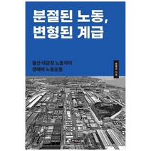 하나북스퀘어 분절된 노동 변형된 계급 울산 대공장 노동자의 생애와 노동운동, 9791168610972