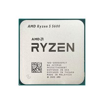 AMD Ryzen 5 5600 CPU 프로세서AMD Ryzen 5 5600 R5 3.5 GHz 6 코어 12 스레드 CPU 프로세서 7NM L3 = 32M, 한개옵션0