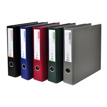 알파 합지 D링 A4 바인더 KD303 3공 5cm, 회색, 3개