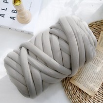 101도 핸드니팅 (패브릭) 자이언트얀 왕모찌실 1kg, 애쉬그레이(F43) 1kg