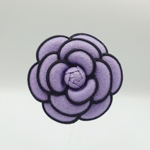 [라비올렛] j160 화려한 우아한 보라 퍼플 바이올렛 빅 플라워 패션 브로치 코사지