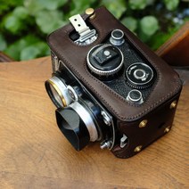 롤라이플렉스 Rolleiflex 3.5f 2.8f 가죽 케이스 커버, 베지터블 레더 블랙