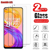 9H 기존 보호 강화 유리 Realme 8 4G 6.4 quotRMX3085 Realme8 8Pro RMX3081 스크린 필름 커버, [04] 5 조각, [01] TEMPERED GLASS, [01] For Realme 8 4G