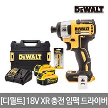 디월트 18V XR 충전 임팩 드라이버 DCF887P2A(5.0AH 2B 양날비트포함)