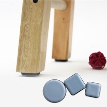 슬라이드 가구패드 식탁 의자 발 커버 다리 층간소음, 1개, (사각30mm)낱개 1개