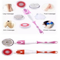 전동바디브러쉬 전기 샤워 브러시 각질 제거 섬유 방수 청소 전신 피부 얼룩 검은 반점 Si