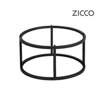 ZICCO 지코 멜라민 옐로우 우드 느낌 플레이팅 트레이 스탠드 초밥 스시 홈 카페 베이커리 진열 치즈보드 식기, 1개, 16)높은 원형 스탠드 소형 2호