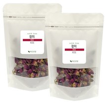 자연그대로를 담은 장미꽃 차 은은한향의 꽃차 장미꽃차100% 장미차, 2개, 50g(지퍼백), 50g, 2개