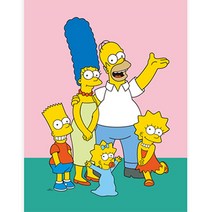 DIY 그림 그리기 심슨 패밀리 40x50, 단품