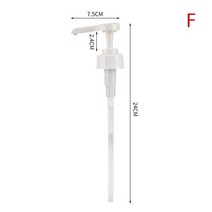 시럽통 펌프 아가베 꿀 소스 푸어러 범용 1600ml 액체 디스펜서 유압 펌프 및 노즐 헤드 주방 용기 스케일, 06 F