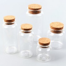 원형 코르크유리병 코르크마개 병 중대형, 사이즈, 37x80mm