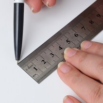 쇠자 철자 컷팅자 스틸방안자 제도자 30cm, 1, 단색