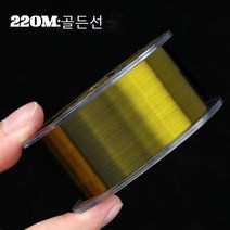 LongFatoys 독일 낚싯줄 초강력 텐션 가닥 나일론 라인, 골든 와이어220m_1.5