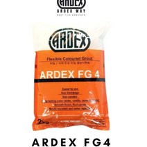 아덱스FG4 2kg ARDEX 고탄성방수줄눈시멘트 화장실 주방 컬러메지 메지 타일, 다크그레이