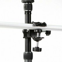 DSLR 장비 이중 듀얼 더블 클램프 붐 스탠드 고정 LED, 상세페이지 참조