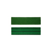 매트로 연습장매트 250x1000mm 스윙연습매트, 곡모 스트라이프, 오토 티홀