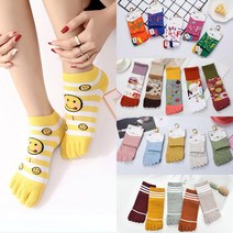 여성발가락양말 프리미엄 패션 발가락양말 5켤레