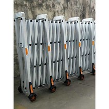 접이식 울타리 자바라 안전 이동식 바리게이트, 황금 강철 바리케이드