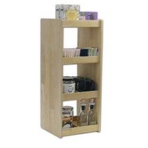 정리함 3단 나무캡슐커피 시럽 티백디스펜서 보관함 정리대 트레이 p007e, 우드