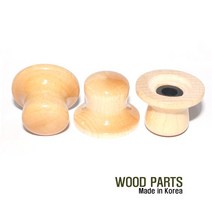 (국산)우드노브(메이플) 일렉기타 베이스기타 우드노브 앰프 오디오 볼륨손잡이, 메이플노브(KM-403) 3Pcs