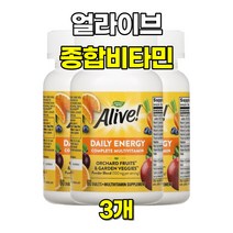 얼라이브 원스데일리 포우먼 포맨 에너지 비타민 60정 3개