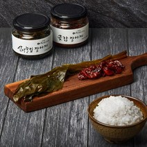 장아찌선물세트 명이나물 300g 곶감 300g 국내산 이혜령발효정원 수제장아찌 반찬, 1개