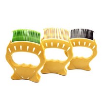 강아지 조개빗/사랑빗/브러쉬 (한방향) 고양이, 그린, 그린