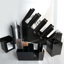 카페 테이크아웃 종이컵 거치대 디스펜서 시럽 홀더 컵꽂이, 1개, 3. 카페 빨대 디스펜서 소
