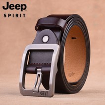 JEEP SPIRIT 캐주얼 소가죽 벨트 BT0356 + 정품 인증 스티커
