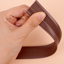 2p 아이방 어른신 휠체어 안전 문턱 받침 고무 받침대 로봇청소기 경사대 문지방 안전사고예방 문닫힘방지, 2개, 브라운