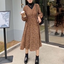 [리엘라]리체트 폴라레이어드 스트링롱원피스