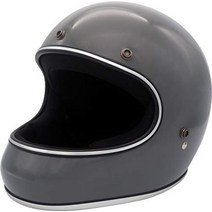 담트락스 DAMMTRAX 아키라 오토바이 모터사이클 풀 페이스 헬멧 하이바, 유광 회색