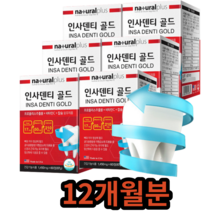 미국 인사덴티 골드 2박스 4개월분 식 약 처 건강 기능 식품 개별포장 먹기 좋은 편한 할머니 시 부모님 엄마 아빠 60대 70대 80대 칼슘 프로폴리스 간편 할아버지, 6개