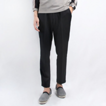 남자 데일리 남친룩 댄디 핀턱 슬랙스