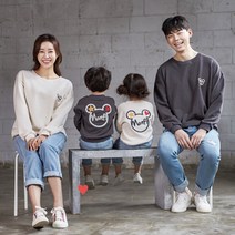 [몽피마피] 패밀리 맘마미아 맨투맨 긴팔 20C02/ 패밀리룩 가족사진의상