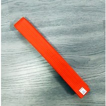 태권도 발차기미트 태권도복 1.6 ~ 2.8M 멀티 컬러 코튼 키즈 성인 벨트 리본 허리띠 무술 유도 블랙 옐로우 데오, 2.2m 2-loop, 08 orange baotou