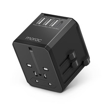 모락 브리큐 USB 4포트 여행용 멀티 플러그 어댑터
