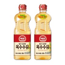 사조 해표 옥수수유 900ml x 2, 단품, 단품