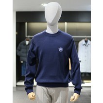 티아이포맨 티아이포맨 21 F/W 네이비 베어 자수 풀오버 니트 M218MSWM955 (P002460479)